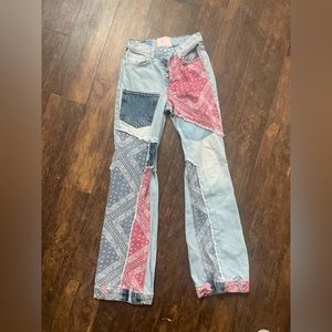 Revice patchwork jeans